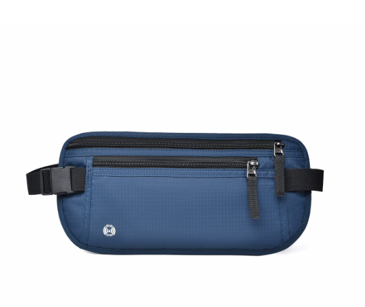 Nomair RFID Travel Waist Pouch — Waterproof, Anti‑Theft, Passport & Document Belt
