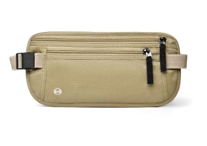 Nomair RFID Travel Waist Pouch — Waterproof, Anti‑Theft, Passport & Document Belt