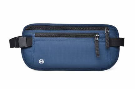 Nomair RFID Travel Waist Pouch — Waterproof, Anti‑Theft, Passport & Document Belt